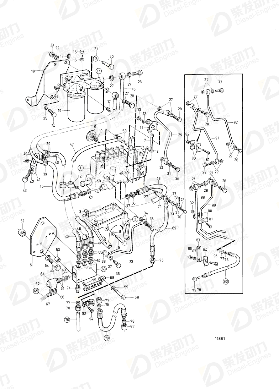 volvo penta Fuel valve 3828983 Drawing volvo penta Fuel valve 3828983 Drawing